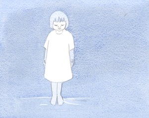 Megmutatta, milyen vagyok, mint egy gyermek keresztelőköntösben, bánat és megbocsátás, vezeklés és jóvátétel után., 2000 (papíron nem) alkotó: Elizabeth Wang