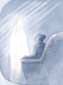 Imádkoztam Szűz Máriával, ezzel a királynővel és igaz anyával, és kértem az Ő segítségét az egyház és a világ érdekében, 2000 (papíron nem) alkotó: Elizabeth Wang