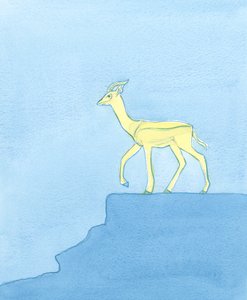 Isten kegyelmében és szépségében olyan, mint a síkság ugráló teremtménye, mint egy gazella: gyönyörű a tekintete, kecses minden cselekedetében és mozdulatában, gyorsan reagál a legkisebb kiáltásra vagy zavarásra is,