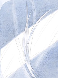 Az esti fényben minden teremtmény a megillető helyén lebegve, csodálatos mozdulatokkal visszhangozta a mennyei angyalok impozáns táncát, 2000 (papíron). alkotó: Elizabeth Wang