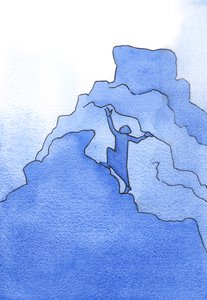 A spirituális életben mindenkinek, aki abbahagyja a mászást, és úgy dönt, hogy ott marad, ahol van, a halál után is teljesítenie kell a mászást, ha belép a mennybe, 2002 (papíron nem) alkotó: Elizabeth Wang