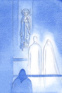 Jó volt Jézusnak, hogy elhozta Anyját, Máriát, hogy vele legyen a Lady Chapel-ben, és megmutatta nekem, miben hiszek, 2002 (papíron) alkotó: Elizabeth Wang