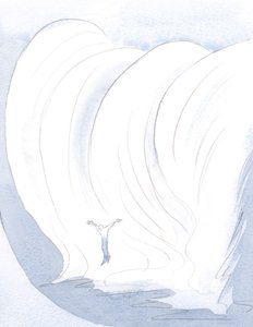 A szeretet volt az, ami arra késztette Krisztust, hogy törékeny testben szálljon le hozzánk, nőtől született, 2001 (papíron nem) alkotó: Elizabeth Wang