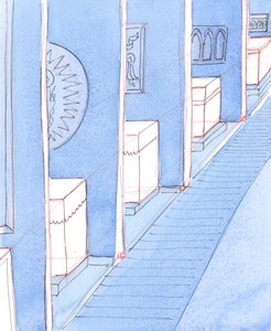 Az áhítat felpörgését okozná, ha a sok poros, elhanyagolt oltárt felújítanák, hogy újra szentmisék lehessenek rajtuk, mint az elmúlt sok száz évben., 2004 (w/c o) alkotó: Elizabeth Wang