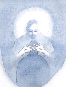 Egyszer, amikor segítségért könyörögtem, Krisztus a lelkemhez csapott, és megadta a békéjét, 2000 (papíron) alkotó: Elizabeth Wang