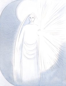 A Szűzanya megjelent előttem, káprázatos mennyei szépségében, 2000 (papíron) alkotó: Elizabeth Wang