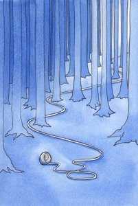 Mindennapi kötelességeink olyanok, mint egy aranyfüzér, amely megmutatja nekünk Isten akaratát, és a mennybe vezet, 2001 (papíron) alkotó: Elizabeth Wang