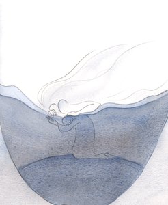 Legkisebb imáinkat örömmel fogadja, meghallgatja és megjutalmazza Isten, aki olyan, mint egy apa, aki simogatja szeretett gyermekét, 2001 (papíron nem) alkotó: Elizabeth Wang