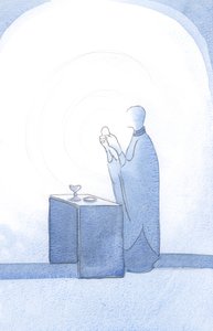 Krisztus fénye felragyogott a felszenteléskor., 2001 (papíron) alkotó: Elizabeth Wang