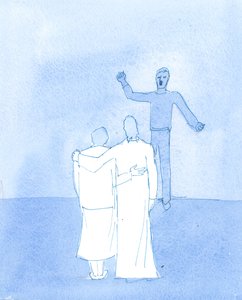 Krisztus és köztem az egyesülés olyan szoros, hogy aki bánt engem, annak Krisztust kell bántania, 2004 (papíron nem) alkotó: Elizabeth Wang