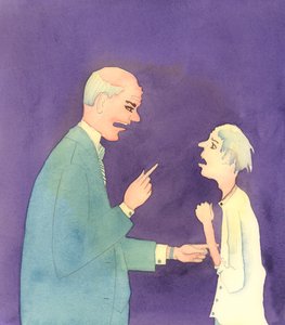 Vannak olyan emberek, akik hatalmi pozícióban visszaélnek a hatalmukkal, 2005 (akvarell, papír) alkotó: Elizabeth Wang