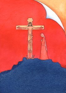 Krisztus azon barátai, akik nem tudnak elmenni a misére, úgy viselkednek, mint Krisztus réges-rég barátai, akik elfutottak, amikor Krisztust letartóztatták és keresztre feszítették., 2004 (papíron nem) alkotó: Elizabeth Wang
