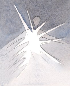 Egy lélek önátadásán keresztül Isten jót tesz a lélek által, kiárasztja kegyelmét és áldásait., 2001 (papíron nem) alkotó: Elizabeth Wang
