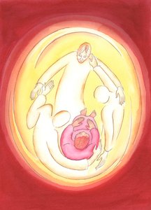 Azáltal, hogy teljes mértékben egyesült a szeretetben a Szentháromsággal, Isten akaratának cselekvésével és mindazok szeretetével, akiket szeret, 2004 (papíron)