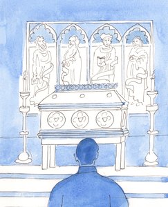 Élő kapcsolatunk van az elhunyt szentekkel, szóval beszélnünk kell velük, 2003 (papíron nem) alkotó: Elizabeth Wang