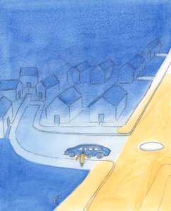 Amikor az emberek az utat kérdezik, kedves az igazat mondani; például, hogy megmagyarázzák, ha egy zsákutcában vannak, 2003 (papíron) alkotó: Elizabeth Wang