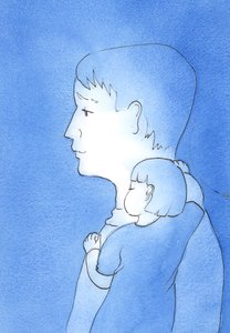Amikor valaki úgy pihen, mint egy gyermek, az Atya ölelésében, imádkozva, az a személy nem sok mindent „lát” éppen az egyesülés közelsége miatt, 2002 (papíron nem) alkotó: Elizabeth Wang