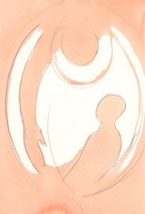 Amikor megbánjuk bűneinket, az Atyaisten a megbocsátás gyors mozgásával átölel minket, 2001 (papíron nem) alkotó: Elizabeth Wang