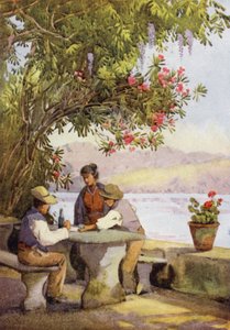 Étterem (színes litho) alkotó: Ella Du Cane