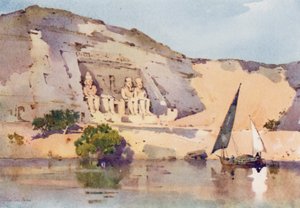 Abu Simbel (színes litó) alkotó: Ella Du Cane