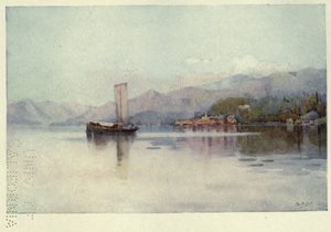 Bellagio, Lago di Como, Illusztráció az "Olasz tavak" című művéből, Richard Bagot