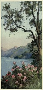 Lago di Como, Illusztráció: "Az olasz tavak", Richard Bagot alkotó: Ella Du Cane
