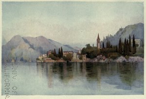 Varenna, Lago di Como, Illusztráció Richard Bagot 