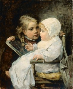 A fiatal művész, 1885 alkotó: Ellen Kendall Baker