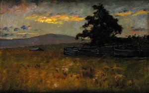 Zöld és arany (olaj, vászon)