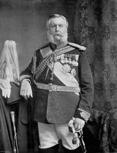 Edward szász-weimari herceg tábornok, 1896 alkotó: Elliott and Fry