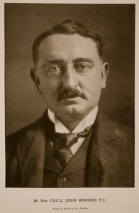 Rt Hon Cecil Rhodes, P.C. (szépia fotó)