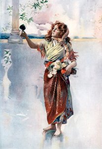 Ellaline Terriss a Bluebell-ben Tündérországban, 1902. alkotó: Ellis and Walery