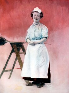 Louie Freear a The Lady Slaveyben, c1902.