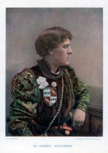 Sir George Alexander angol színész és színházi menedzser, 1901.