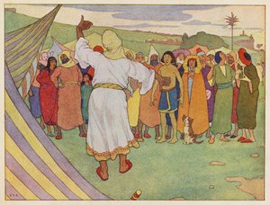 Noé bárkája: A figyelmeztetés (színes litográfia)