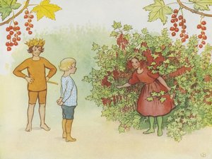 Lasse Liten a kertben, 1923 alkotó: Elsa Beskow