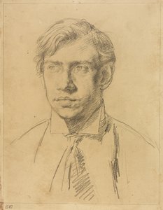 Derwent Lees portréja, 1910-11 körül (ceruza, papír) alkotó: Elsie McNaught
