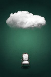 Lebegő Felhő szék alkotó: Ema Paraschiv