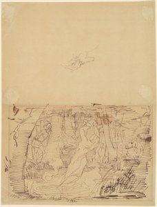 Gretchen meggyilkolja a gyermekét alkotó: Emanuel Gottlieb Leutze