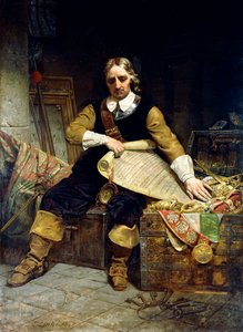 Oliver Cromwell, 1867 alkotó: Emanuel Gottlieb Leutze