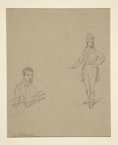 Két férfi alkotó: Emanuel Gottlieb Leutze