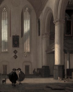 Egy protestáns templom belseje alkotó: Emanuel de Witte