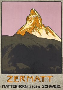 Zermatt, Svájc reklámplakátja