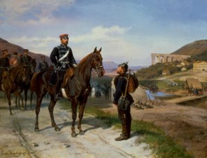 Találkozás Friedrich Karl porosz herceggel alkotó: Emil Hünten