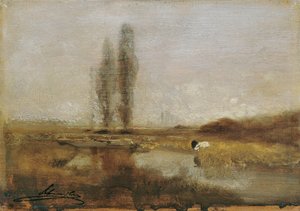 Moorland Lundenburg közelében alkotó: Emil Jakob Schindler