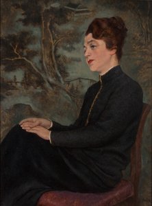 hölgy portréja alkotó: Emil Orlik