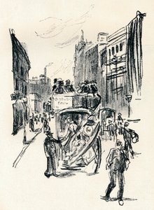 Orlik Emil krétarajzából, c1900 alkotó: Emil Orlik