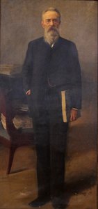 Nyikolaj Rimszkij-Korszakov zeneszerző portréja 1844-1908, c. 1900 alkotó: Emil Oskarovich Wisel