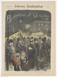 A Buchholz család a Kerstmarkton Buchholzens a karácsonyi vásárban (cím a tárgyon) alkotó: Emil Ost