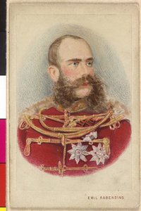 I. Ferenc József osztrák császár alkotó: Emil Rabending